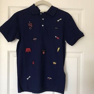 Gucci children’s embroidered polo